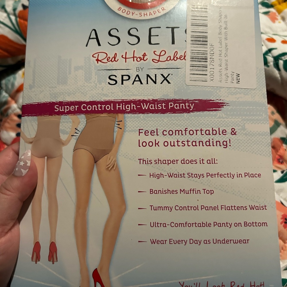 SPANX Red Hot Label Super Control High-Waist Panty in BAREST - SIZE 6